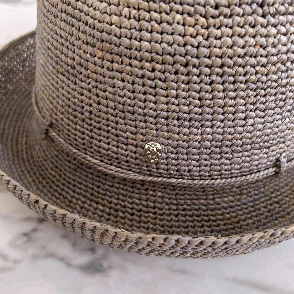 NWT - Helen Kaminski Provence 8 Raffia Hat - Eclipse Melange 👒 (#800) - Picture 5 of 9